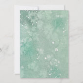 ホリデーグリーナリーウォーター結婚カラー 招待状 (裏面)