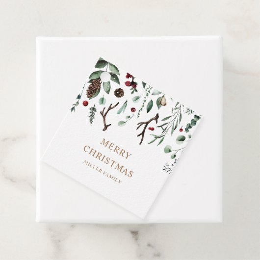 ホリデーグリーナリーメリークリスマスルドルフ鼻 フェイバータグ (インサイチュ)