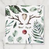 ホリデーグリーナリーメリークリスマスルドルフ鼻 フェイバータグ (裏面)