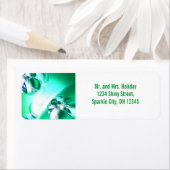 ホリデーグリーンサテン ラベル (インサイチュ)