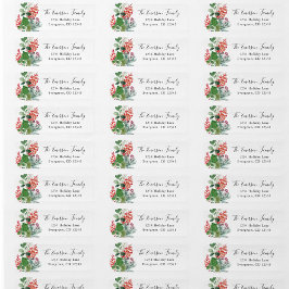 ホリデーグリーンリー差出人住所 ラベル