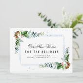 ホリデーグリーン 新しい家のお知らせカード シーズンカード (スタンド正面)