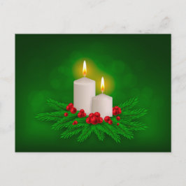ホリデーグローキャンドル シーズンポストカード