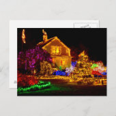 ホリデーグロー-ショアエーカーズ州パーク，オレゴン シーズンポストカード (正面/裏面)