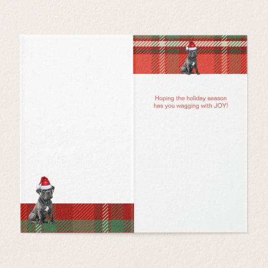 ホリデーケインコルソドグレッドグリーンプレイドクリスマス (内部フラット)