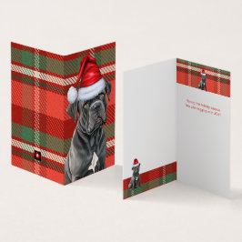ホリデーケインコルソドグレッドグリーンプレイドクリスマス