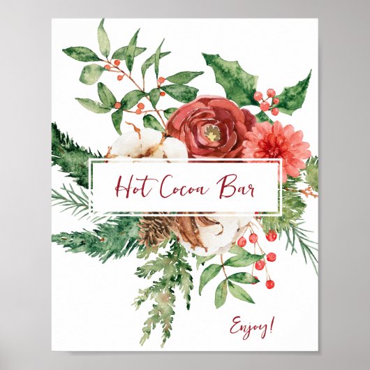 ホリデーココアバーポスター ポスター (正面)