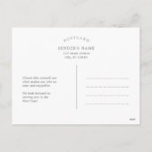 ホリデーココアビジネスホリデーカードハガキ シーズンポストカード (裏面)