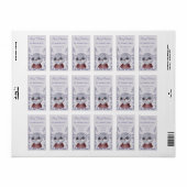 ホリデーコテージコアスタイルロマンチックフローラステッカー ラベル (フルシート)