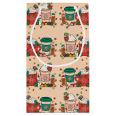 ホリデーコーヒーアプリコットスモール抱き枕 スモールペーパーバッグ (裏面)