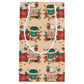 ホリデーコーヒーアプリコットスモール抱き枕 スモールペーパーバッグ (正面)