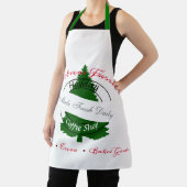 ホリデーコーヒーショップの看板 エプロン (インサイチュ)