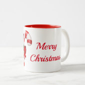 ホリデーコーヒーマグキャンディカネス ツートーンマグカップ (正面右)