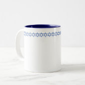 ホリデーコーヒーマグスターオブデイビッド ツートーンマグカップ (正面左)