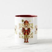 ホリデーコーヒーマグ – クリスマスくるみ割り ツートーンマグカップ (中央)