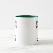 ホリデーコーヒーマグ |トナカイカッコいいア ツートーンマグカップ (中央)