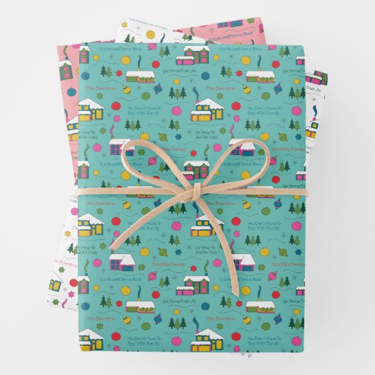 ホリデーコーピングスキルラッピング紙 ラッピングペーパーシート (インサイチュ)