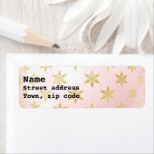 ホリデーゴールデンスターズラベル ラベル (インサイチュ)