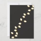 ホリデーゴールデンライツクリスマスパーティの招待状 招待状 (裏面)