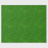 ホリデーサテングリーンラッピング紙 ラッピングペーパー (フラット)