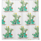 ホリデーサボットサウスウエストクリスマスカッティ シャワーカーテン (正面)