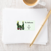 ホリデーサボテンのツリーアドレスリターン