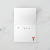 ホリデーサンキューハッピーニューイヤーノートカード サンキューカード (内部)