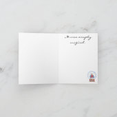 ホリデーサンキューハッピーニューイヤーノートカード サンキューカード (内部)