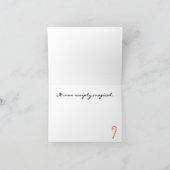 ホリデーサンキューハッピーニューイヤーノートカード サンキューカード (内部)