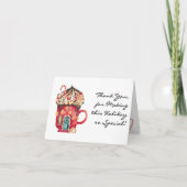 ホリデーサンキューハッピーニューイヤーノートカード サンキューカード (正面)