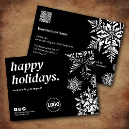 ホリデーサンキュービジネスオーダーカードクリスマス シーズンカード