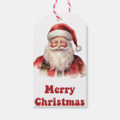 ホリデーサンタギフトラベルforお祝い ギフトタグ (正面)