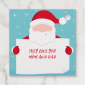 ホリデーサンタクロース フェイバータグ (裏面)