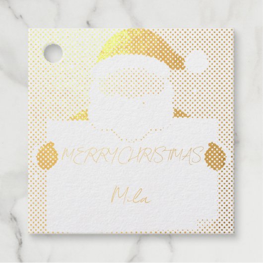 ホリデーサンタクロース フェイバータグ (正面)