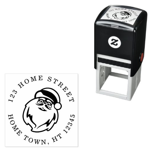 ホリデーサンタサーキュラー差出人住所 セルフインキングスタンプ (インサイチュ)