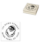 ホリデーサンタサーキュラー差出人住所 ラバースタンプ (押印)