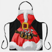 ホリデーサンタユーモアエプロン エプロン (正面)