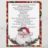 ホリデーサンタレターヘッドレタークリスマスビジネス (正面)