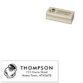 ホリデーサンタ差出人住所 ラバースタンプ (押印)