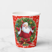 ホリデーサンタ 紙コップ (裏面)