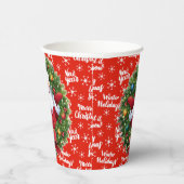 ホリデーサンタ 紙コップ (右)