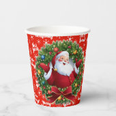ホリデーサンタ 紙コップ (正面)