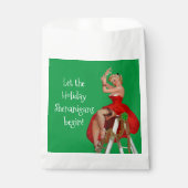 ホリデーシェナニガンレトロピンナップクリスマス フェイバーバッグ (正面)