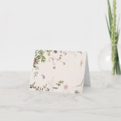 ホリデーシック植物学 |シャンパンサンキューカード サンキューカード (裏面)