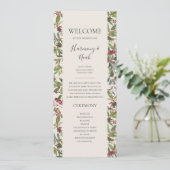 ホリデーシック植物学 |シャンパン結婚式 プログラム (スタンド正面)