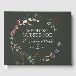 ホリデーシック植物学 |ダークグリーン結婚ズ ゲストブック