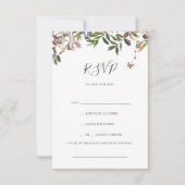 ホリデーシック植物学 |ホワイトソングリクエスト 出欠カード (正面)