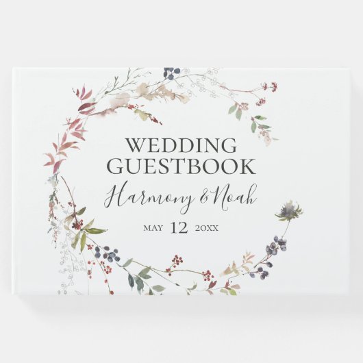 ホリデーシック植物学 |白結婚色 ゲストブック (正面)