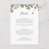 ホリデーシック植物学 |白色詳細エンクロージャC エンクロージャーカード (正面)