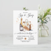 ホリデーシップ&ショップブティックストアイベント 招待状 (スタンド正面)